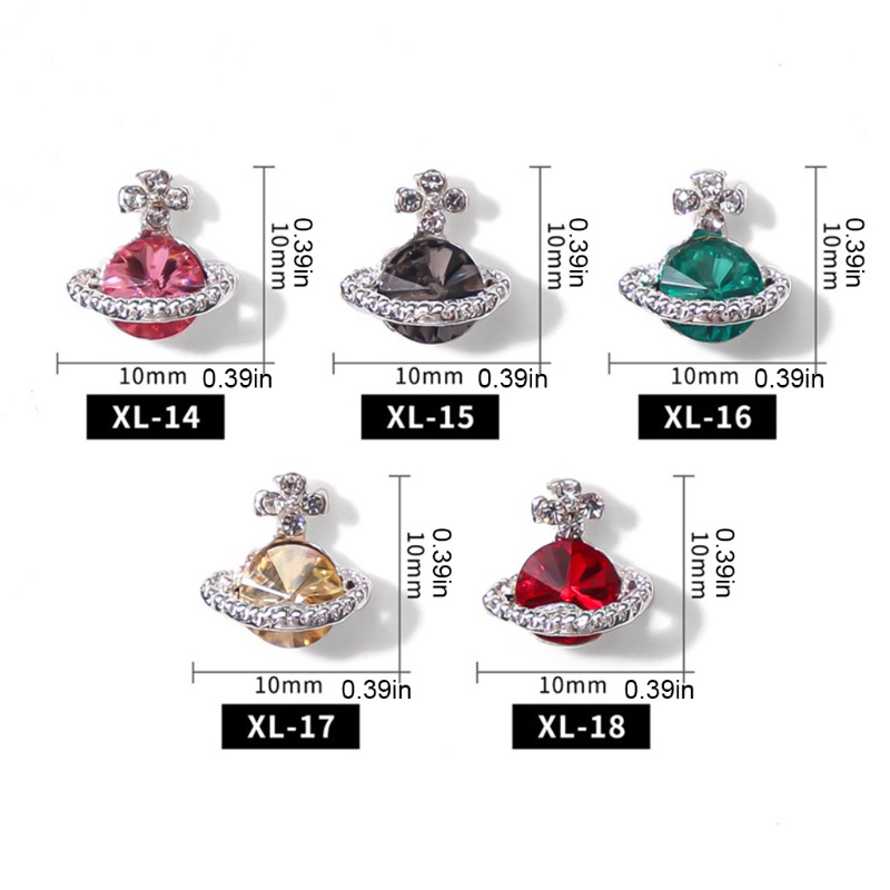 Đá Pha Lê 3D Nhiều Màu Đính Móng Tay Nghệ Thuật Charms