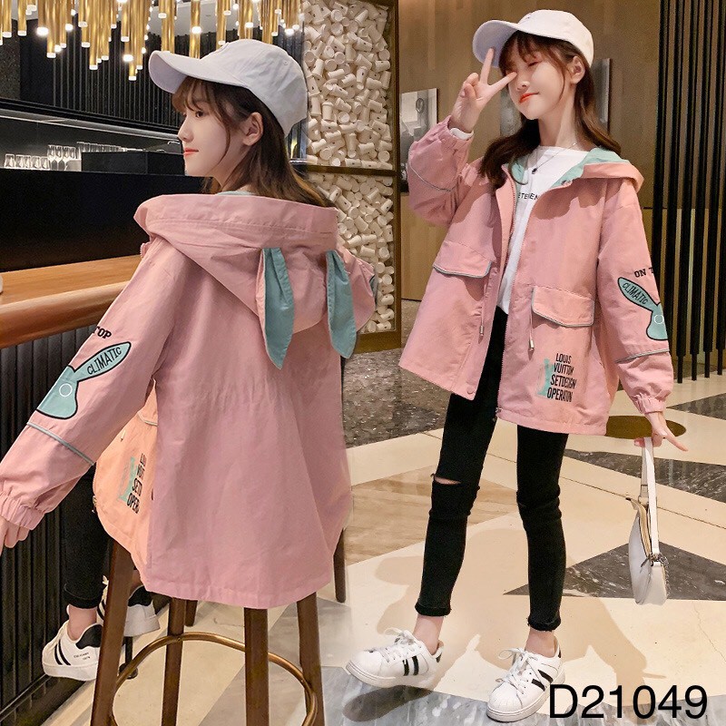 Áo khoác cho bé gái size đại thời trang trẻ em thu đông BEESHOP D23022