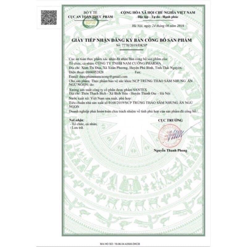 Trùng thảo Sâm Nhung