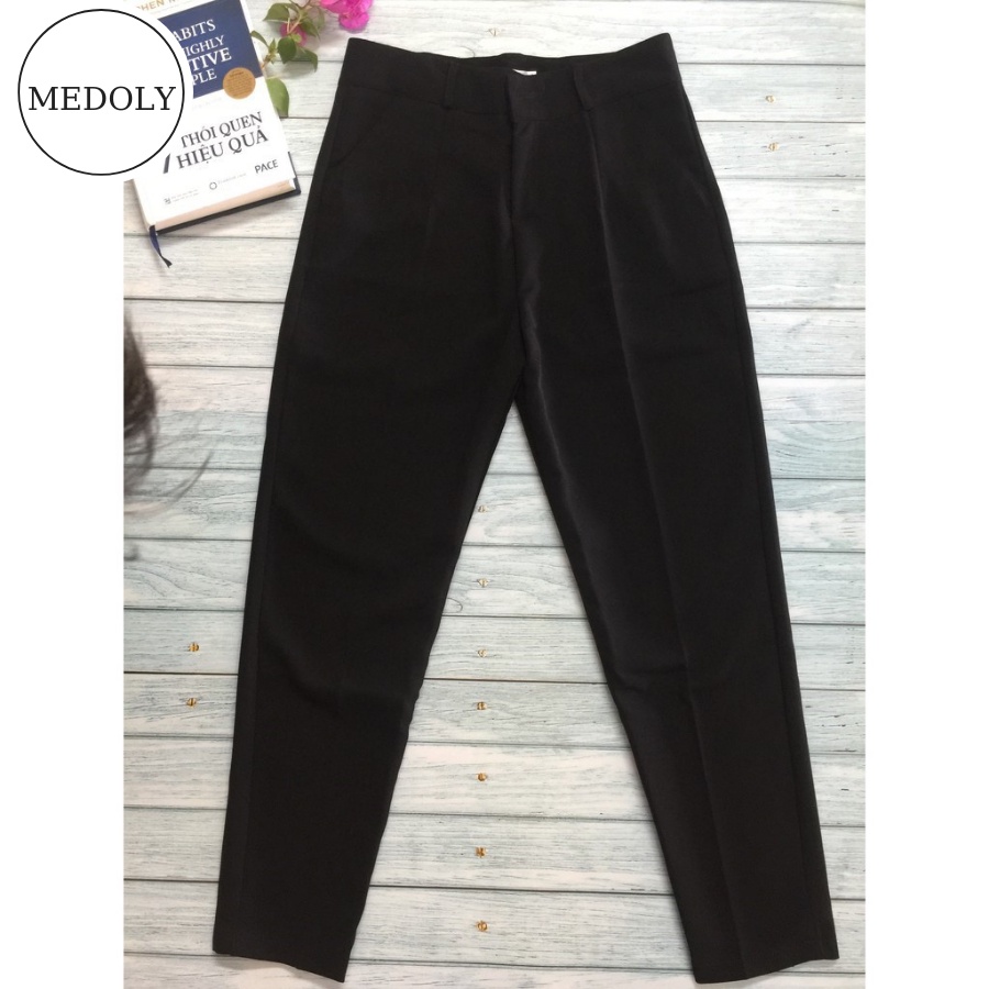 Quần Tây Công Sở Nữ Lưng Cao Dáng Mặc Siêu Xinh - Chất Vải Tuyết Mưa | BigBuy360 - bigbuy360.vn