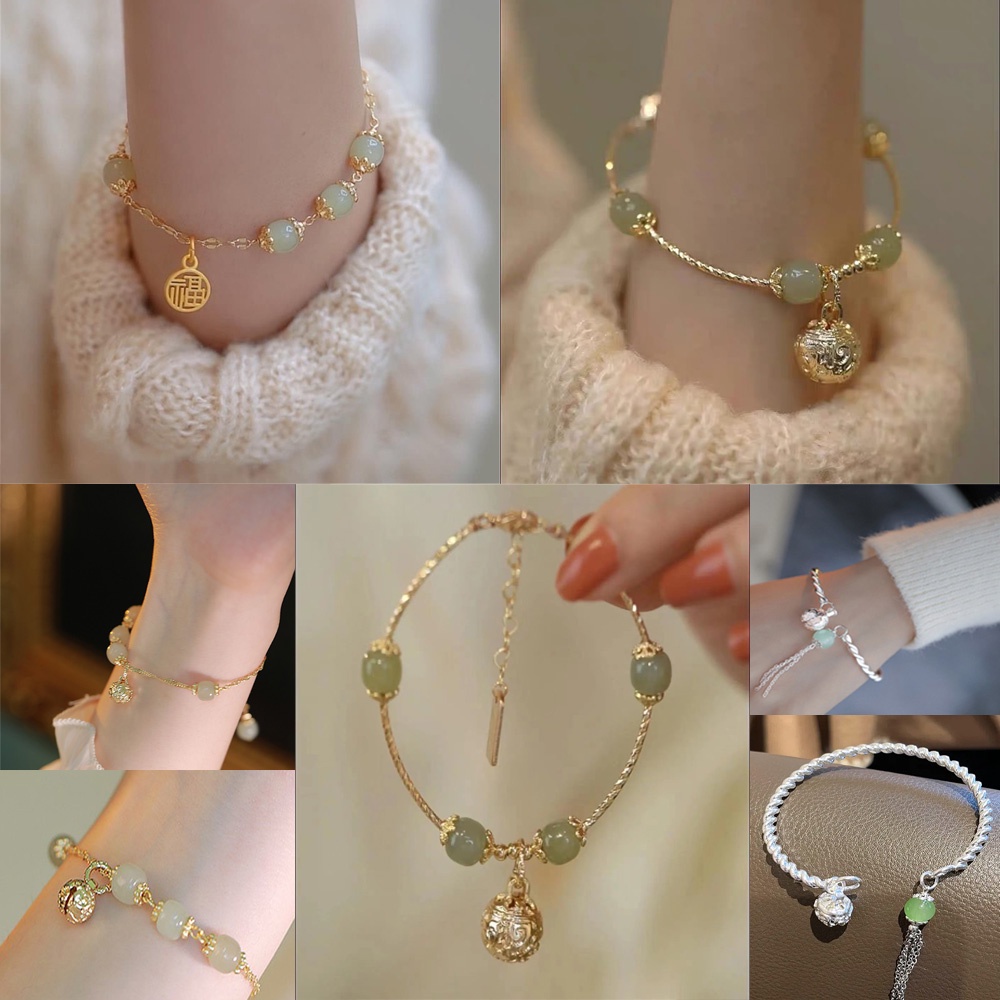 Vòng Đeo Tay Gắn Chuông Phong Cách Hàn Quốc Dành Cho Nữ