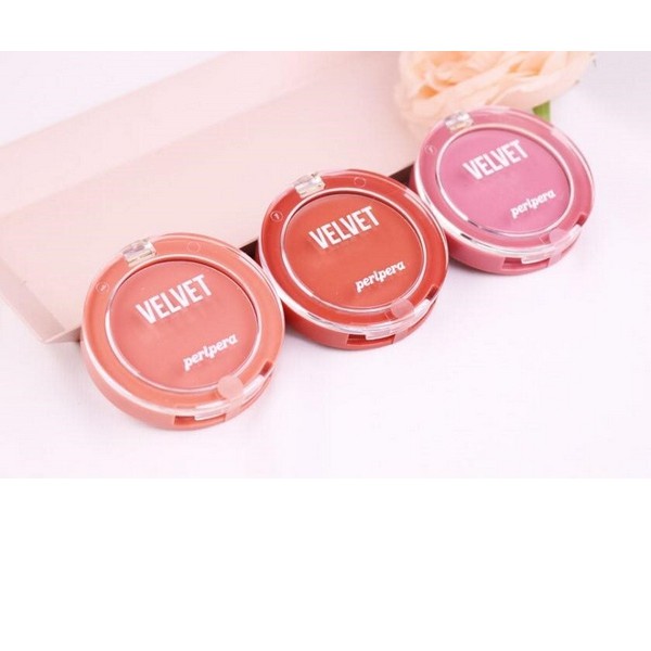 [ CHÍNH HÃNG 100%] Má Hồng Dạng Kem Peripera Pure Blushed Velvet Cheek