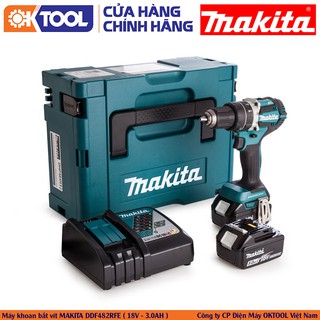Máy khoan ,vặn vít dùng pin Makita DDF482RFE