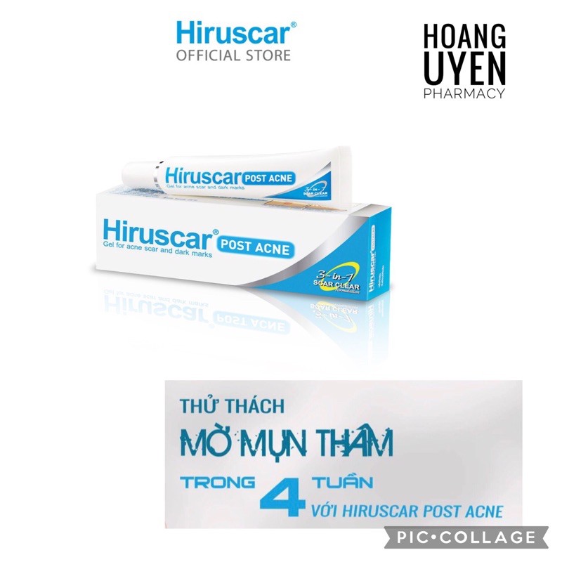 Hiruscar post acne - Gel làm mờ sẹo mụn và thâm mụn