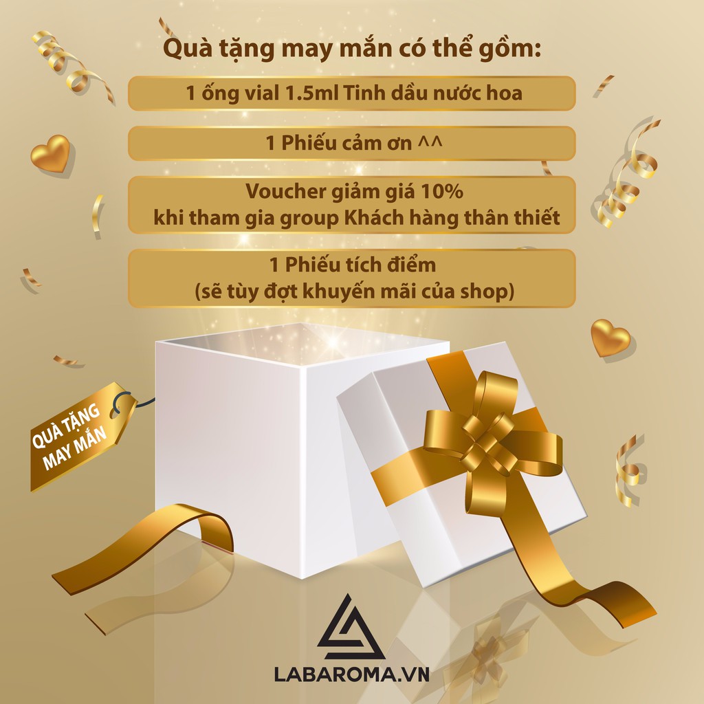 Sample vial mẫu thử tinh dầu nước hoa 1.5ml & Thank you card [QUÀ TẶNG cho đơn hàng trên 79k] | Thế Giới Skin Care