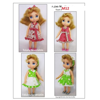 Rập giấy quần áo búp bê M12