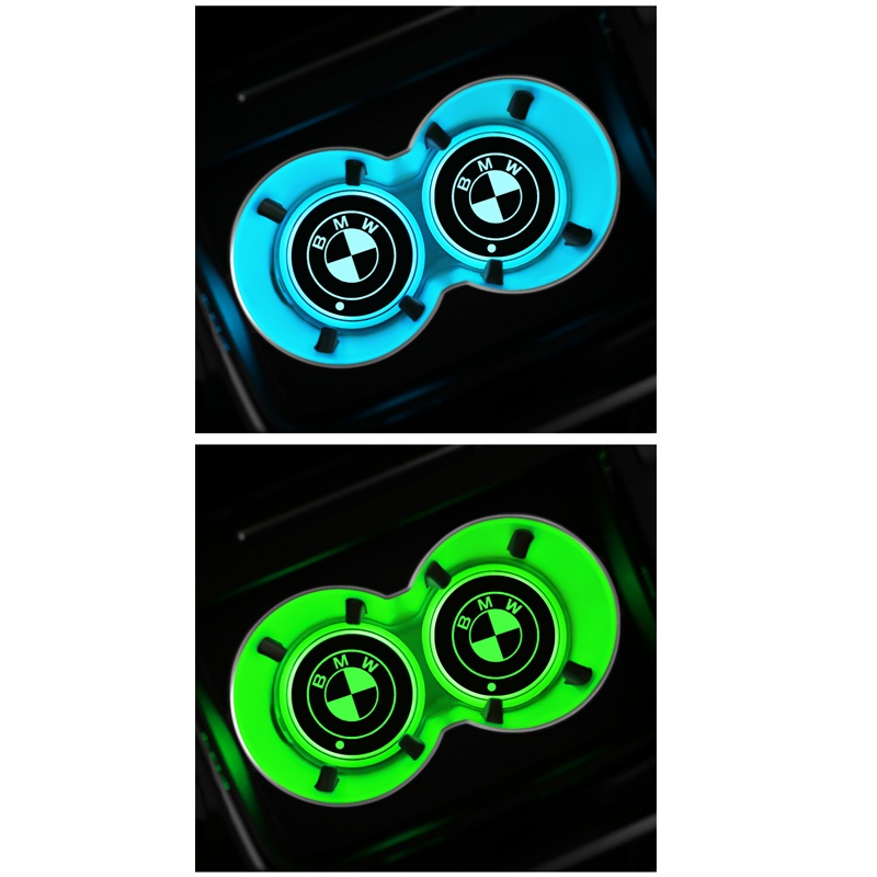 1 Đế Lót Ly Chống Trượt Có Đèn LED Phát Sáng Cho MG ZS MG RX5 MG5 MG6