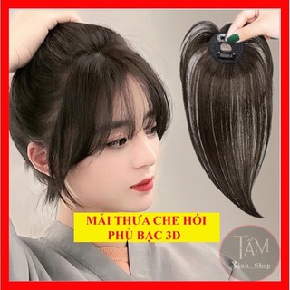 Tóc mái giả thưa 3d che hói - tóc mái thưa hàn quốc - đủ màu - hàng loại 1
