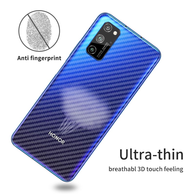 Miếng dán mặt lưng điện thoại họa tiết sợi carbon 3D bảo vệ cho Xiaomi Black Shark 3 2 Pro 3S