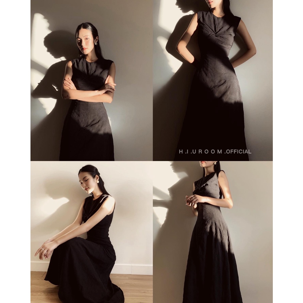 Váy MIDI dài H.I.U ROOM tôn dáng hack eo dự tiệc HIU design, chất vải nhẹ mát, co dãn 2 chiều. ( BESTSELLER ) | BigBuy360 - bigbuy360.vn