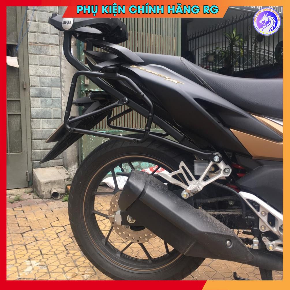 Combo cảng sau HRV Givi và baga hông SBL Givi gắn cho xe Winner150 /Winner X bảo hành 2 năm
