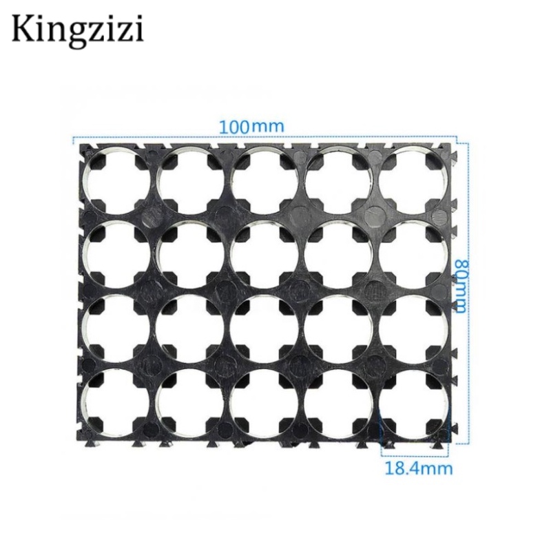 Giá đỡ pin 18650 4x5 bằng nhựa chống bức xạ ABS bền chắc