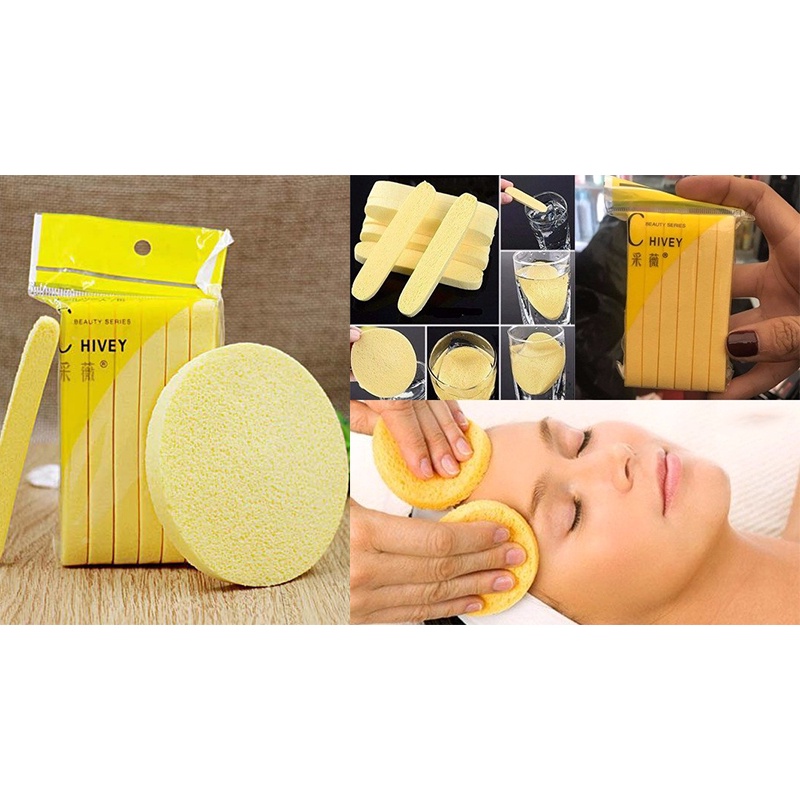 Bông Mút Rửa Mặt - 20 gói-240 Miếng Bông Tẩy Trang Dùng Trong Spa [BÁN SỈ]