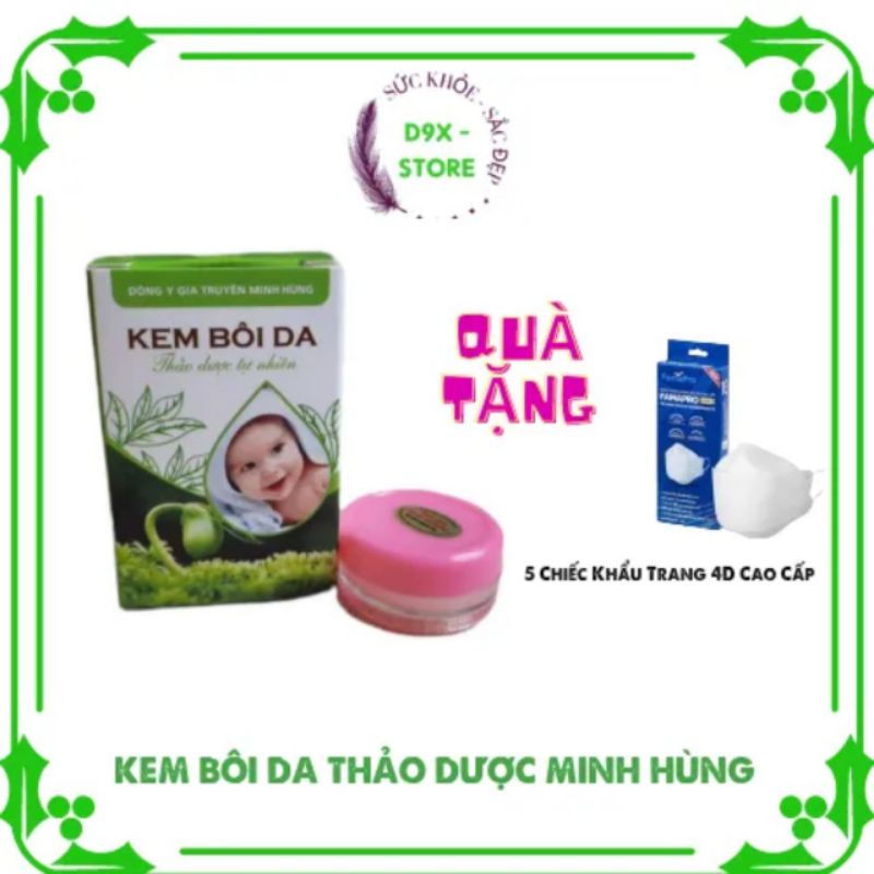 Kem Bôi Da Thảo Dược Minh Hùng - Hết Chàm sữa, Hăm tả - Dùng cho da nhạy cảm