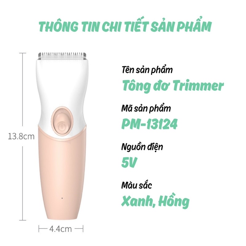 Tông đơ cắt tóc BABY'S HAIR TRIMMER cho bé