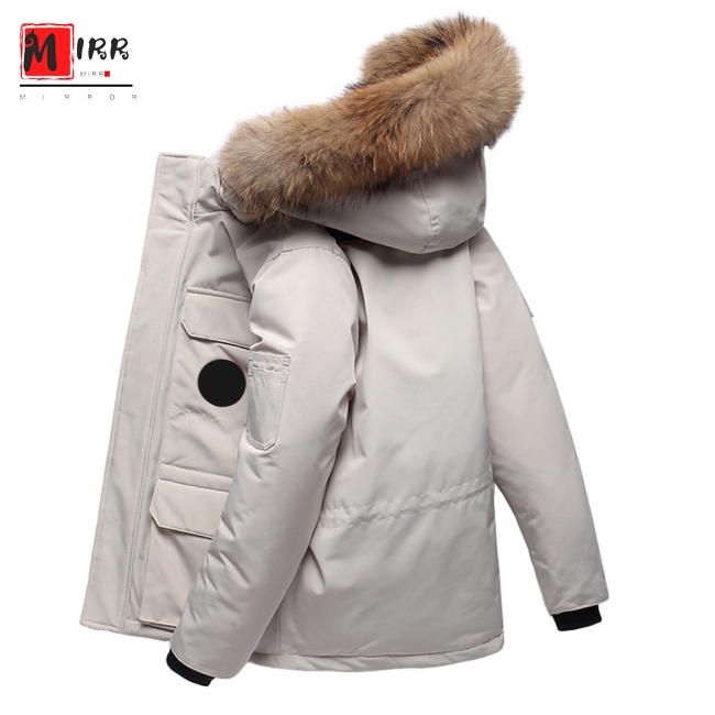 Áo Khoác Cotton Dày Cổ Lông Nhiều Túi Phối Mũ Trùm Có Thể Tháo Rời Giúp Giữ Ấm Cho Nam Vào Mùa Đông | BigBuy360 - bigbuy360.vn