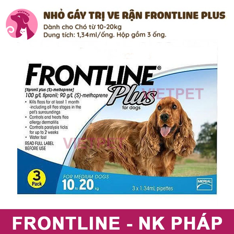 Nhỏ gáy cho chó mèo Frontline (NK Pháp) 🇫🇷