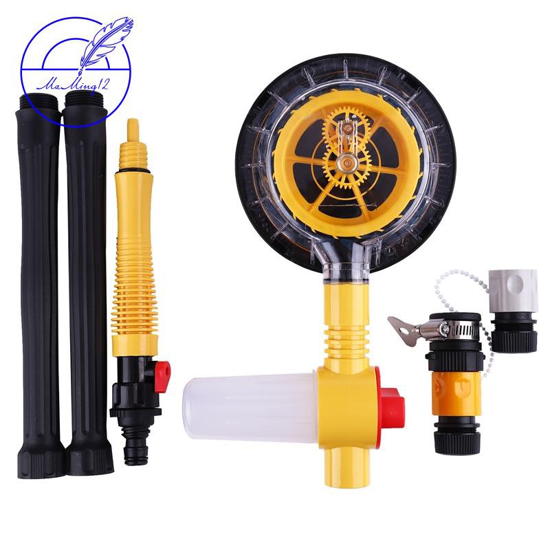 Car Wash Switch Water Flow Foam Brush Rotating Car Washer Automatic Washing Brush Professional Car Wash Brush Auto Clean Tools