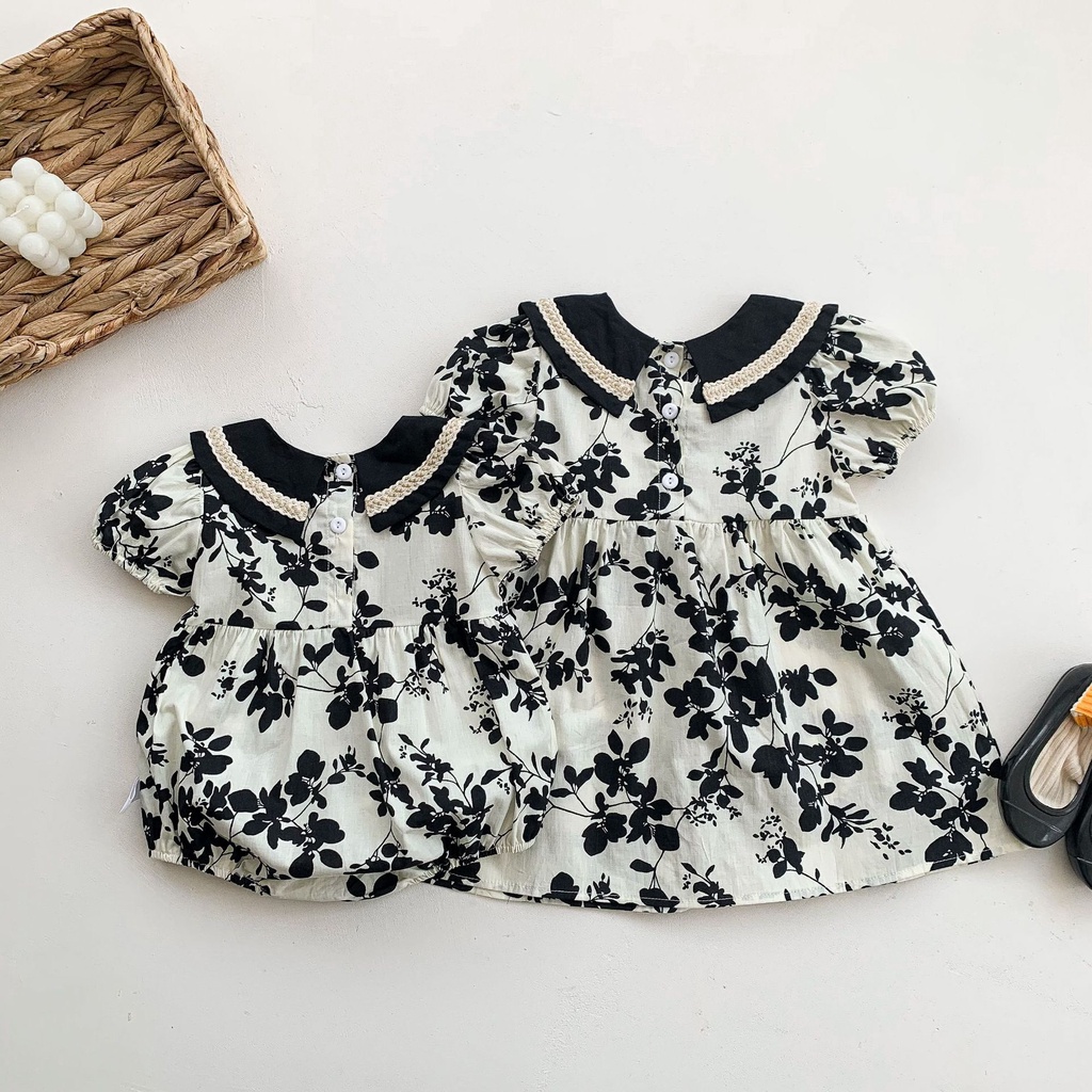 Đầm Hoa Công Chúa Cho Bé Gái