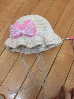Bộ đồ handmade len cho bé gái