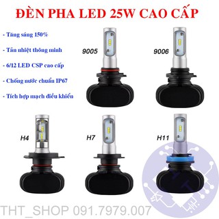 Đèn pha LED cao cấp dành cho xe tải, ô tô và xe máy