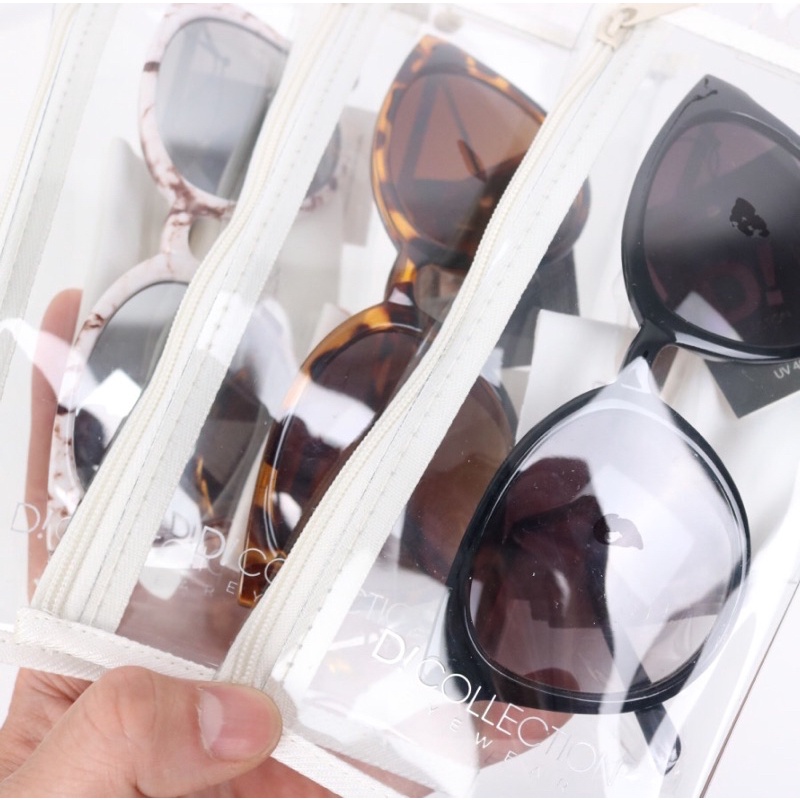 Kính râm nam nữ unisex xuất Âu 3 màu chống tia cực tím mức cao nhất UV400 full túi | BigBuy360 - bigbuy360.vn