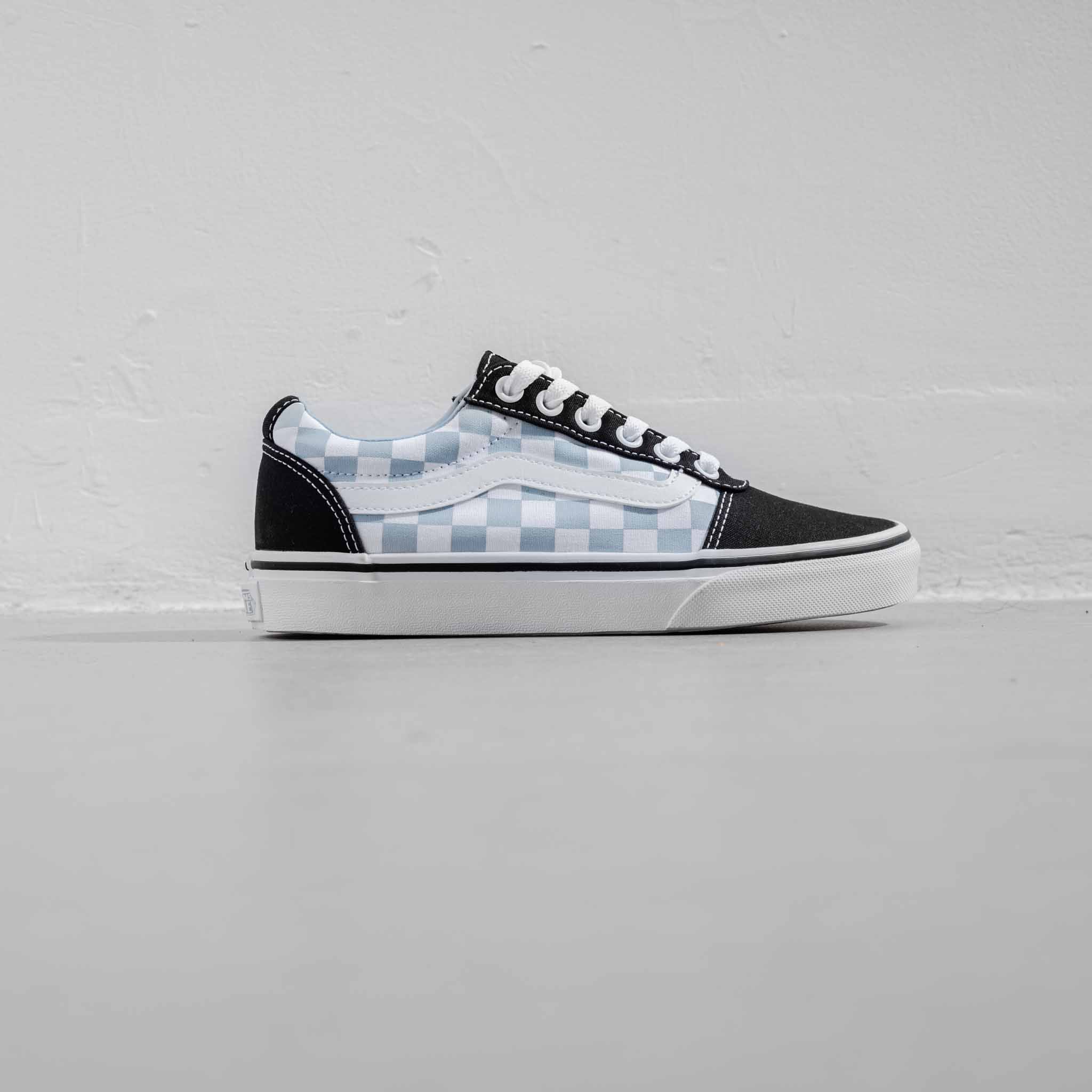 Giày Sneakers Vans Ward Kẻ Caro Màu Xanh Da Trời