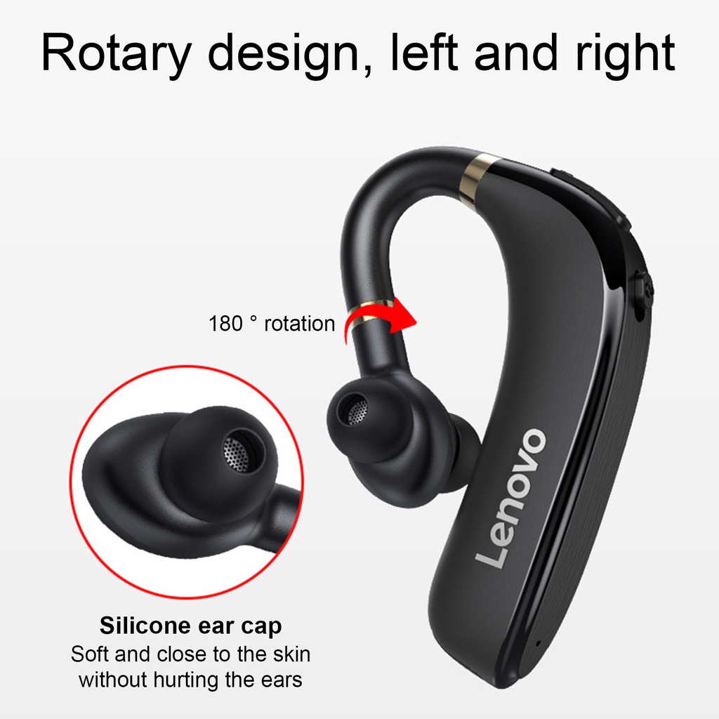 Tai Nghe Móc Tai Không Dây Kết Nối Bluetooth 50.1Pc Lenovo H 1Pc Lenovo HX106