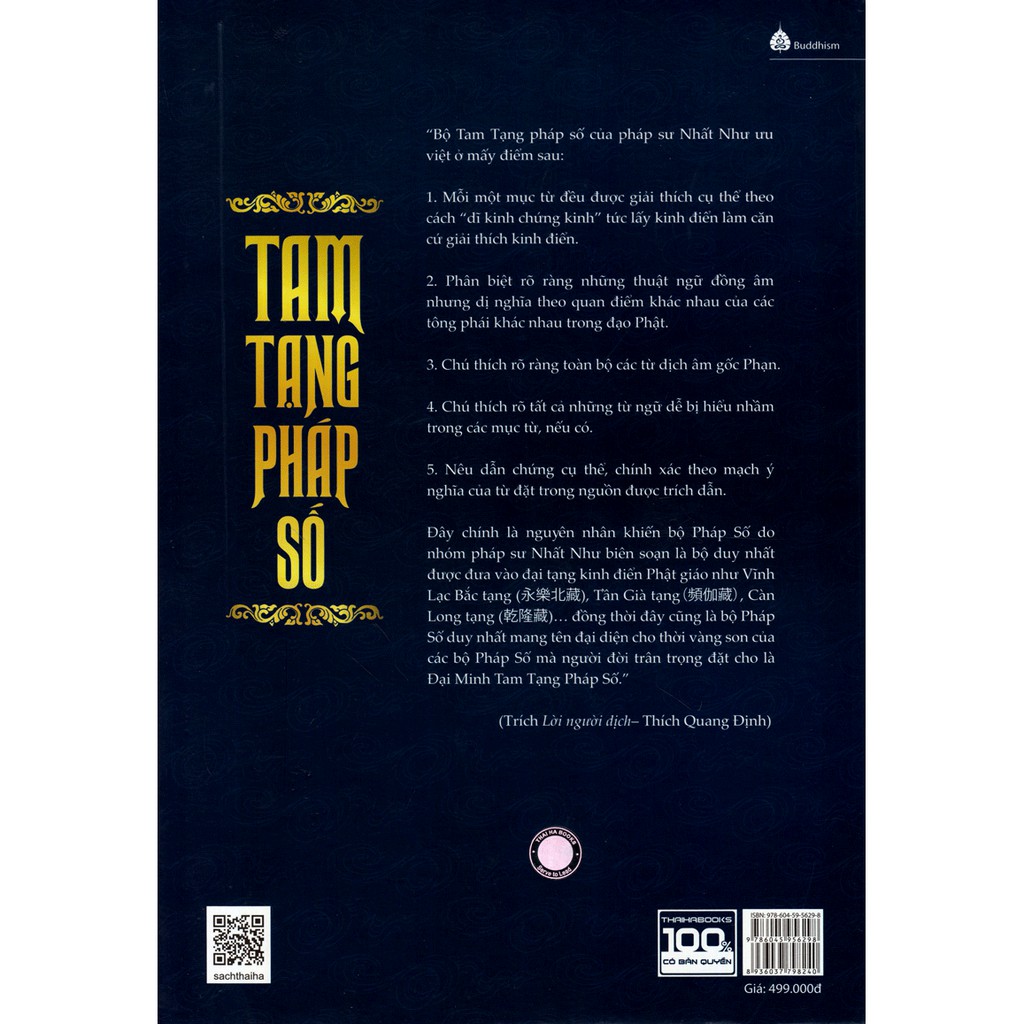 Sách - Tam Tạng Pháp Số