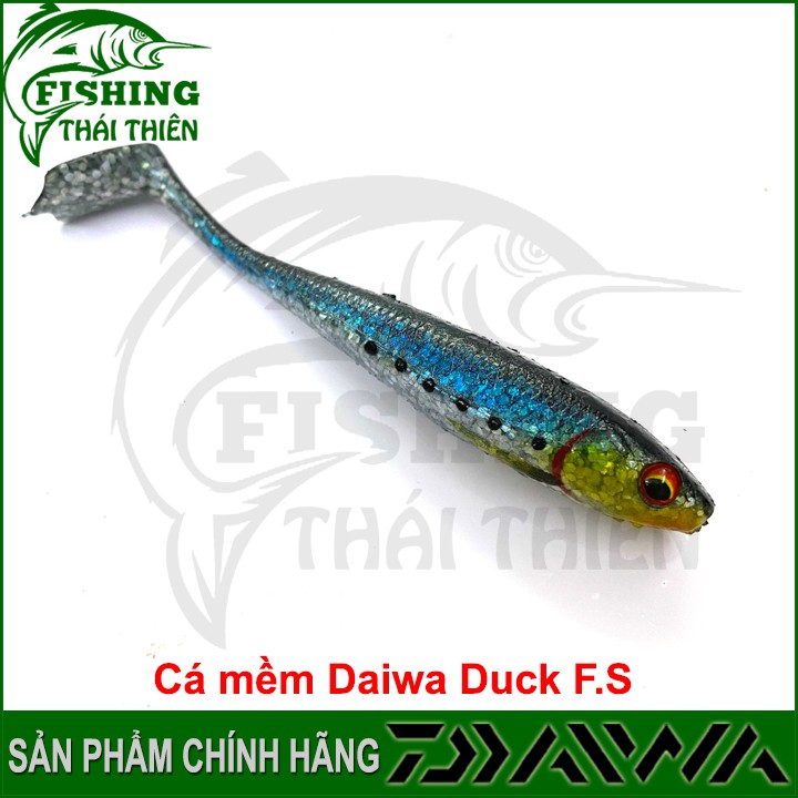 Combo 7 con mồi giả câu cá lóc, chẽm, tráp, vược, mú, cá mềm Daiwa Duck FS