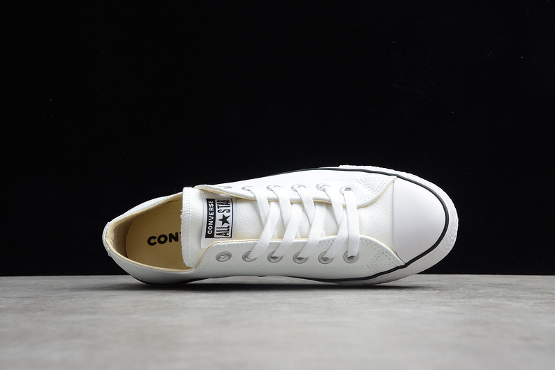 Converse Tăng Da trắng Giày nam Giày nữ Giày thường Giày thể thao Giày thể thao