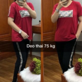 Đồ bộ thun size lớn 75kg bbr