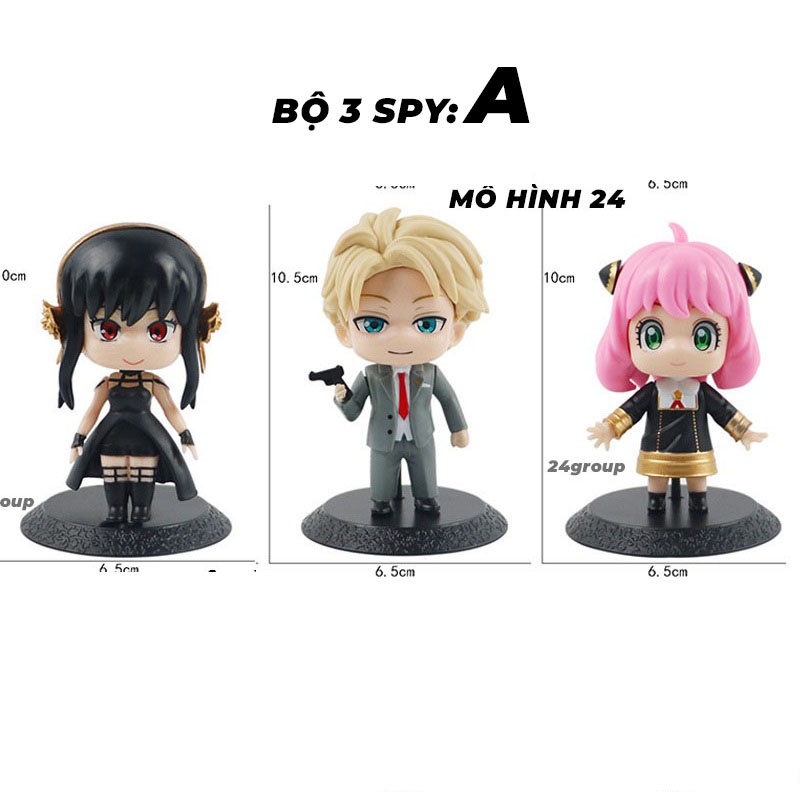 [COMBO] Mô hình nhân vật anime SPY × FAMILY yor loid anya yorger figure hoạt hình spy x family chibi cute dễ thương anya
