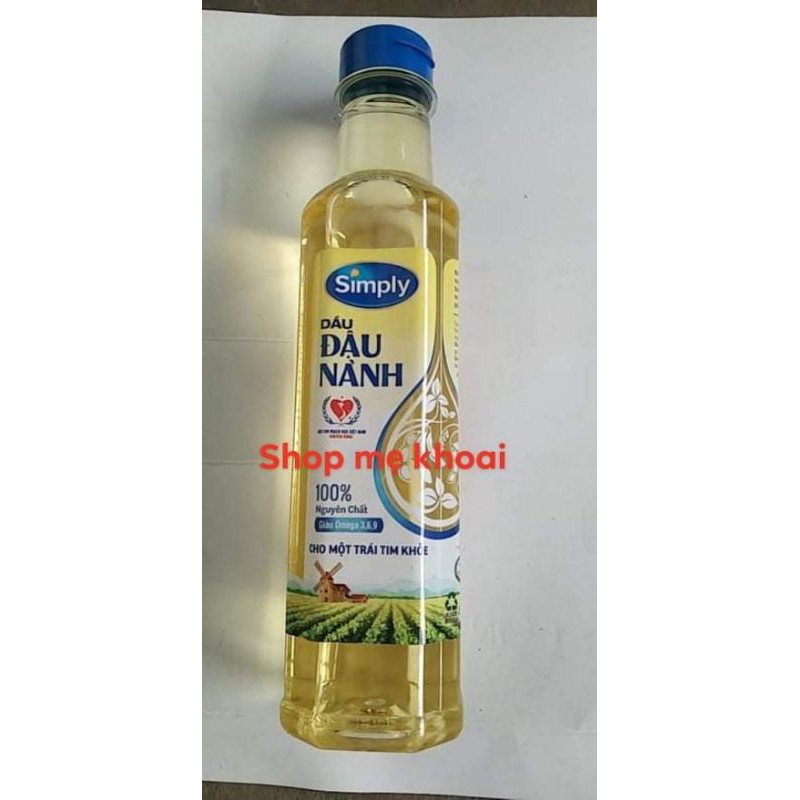 dầu ăn simply 400ml