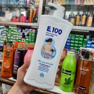 Sữa Tắm E100 Tinh Chất Sữa Dê Làm Trắng Da 800ml
