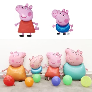 Bong Bóng Nhôm helium Hình Heo Hồng 3d Dùng Làm Quà Tặng Sinh Nhật Cho Bé