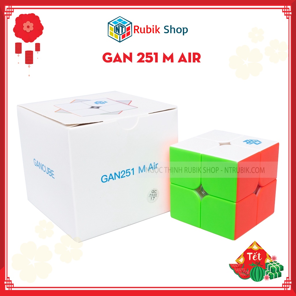 [Siêu Phẩm] Rubik 2x2x2 GAN 251 M Stickerless với 5 phiên phảm tiêu chuẩn và Explorer/ Air/ Pro/ Leap (Có Nam châm)