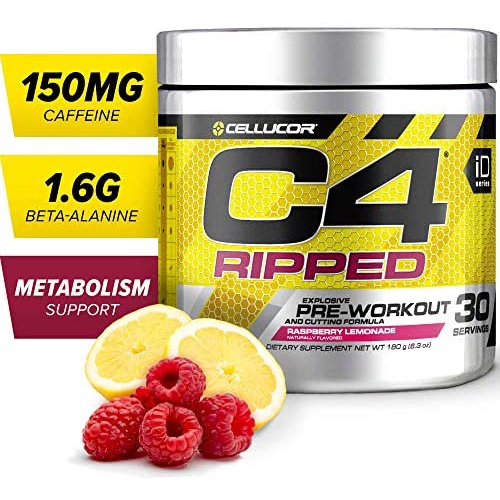 Cellucor C 4 Ripped Hỗ Trợ Đốt Mỡ Và Tăng Sức Mạnh Trong Tập Luyện (30 Lần Dùng)