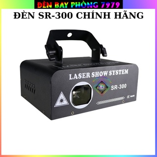 Đèn Laser Phòng Bay SR300 Chính Hãng Cảm Biến Nhạc Hiệu Ứng 3D, Quét tia