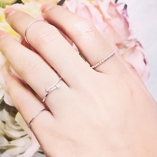 Nhẫn Bạc Nữ Wacy Nguyệt Quế