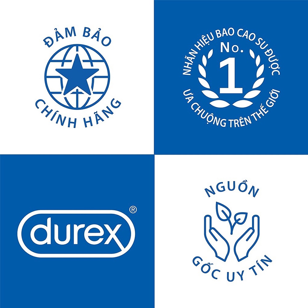 Bao cao su Durex Invisible Extra Thin Extra Sensitive 10 bao/hộp,Thiết kế Siêu mỏng vô hình 52mm tăng Cảm giác như thật