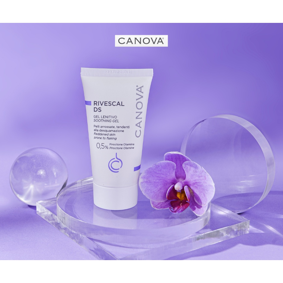 CANOVA Rivescal DS Gel - Gel Ngừa Nấm làm dịu da, ngăn ngừa tiết bã nhờn 50ml