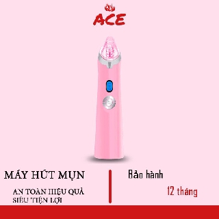 Máy hút mụn cầm tay Comedo 4 đầu thay thế giúp loại bỏ bã nhờn mụn đầu đen mụn cám, thiết kế nhỏ gọn sạc pin tiện dụng