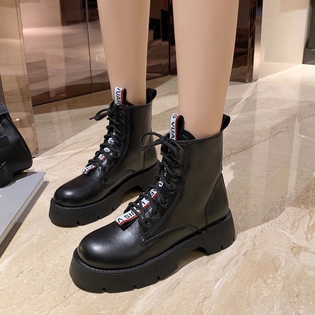 Giày boots cổ cao Ulzzang thể thao cá tính (inbox shop chọn size trước khi đặt)