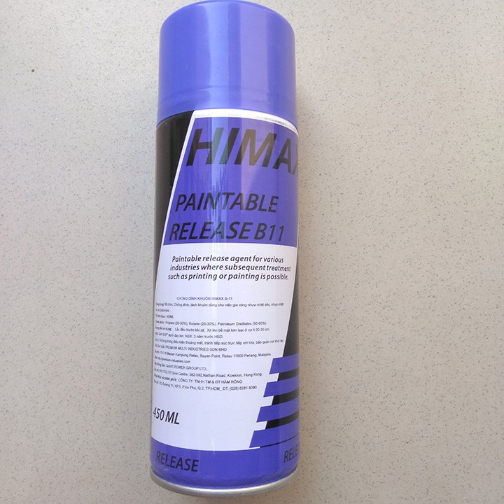CHỐNG DÍNH KHUÔN HIMAX B-11 LOẠI A, 450ml