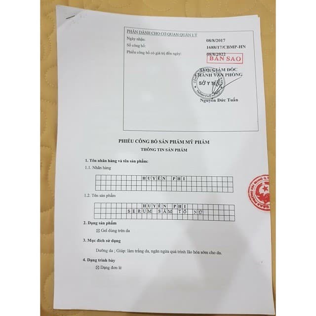 Serum Sâm tố nữ Huyền Phi