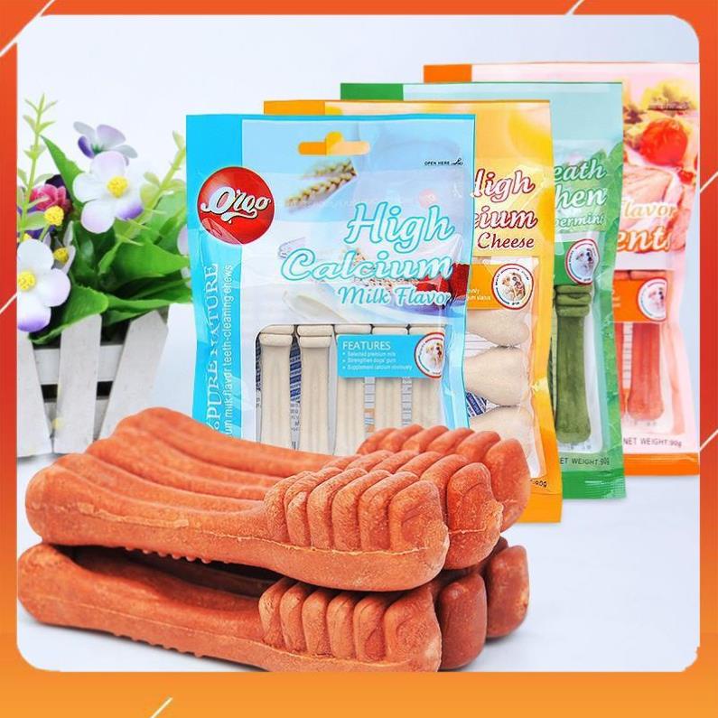 Xương gặm sạch răng cho chó - Thơm Miệng,Bổ Sung Canxi Cho Chó