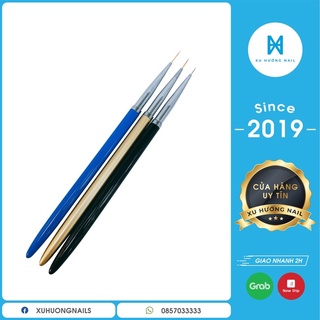 Bộ Cọ Nét 3 Cây Cán Gỗ 100% Lông Tự Nhiên Cán Gỗ Cao Cấp SP000213
