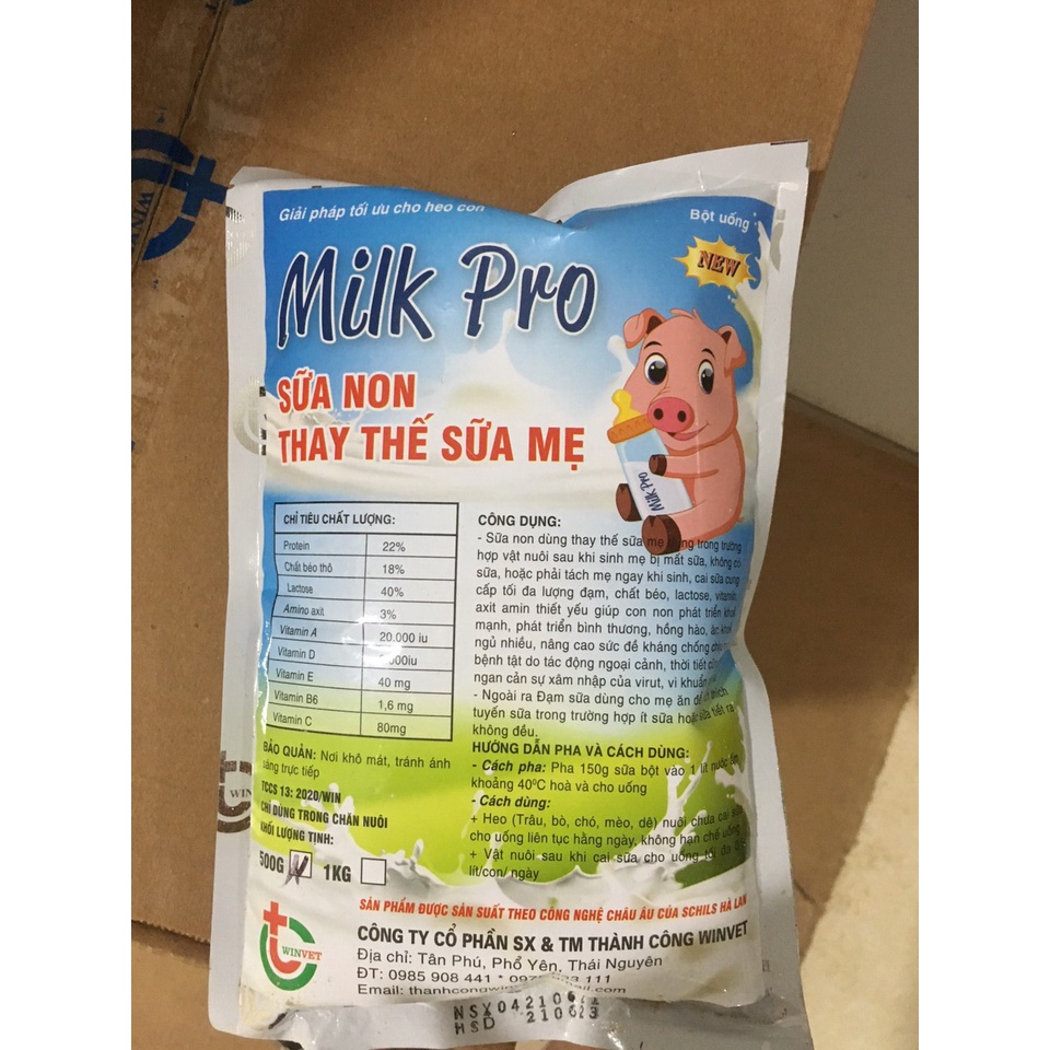 100 g SỮA NON thay thế sữa mẹ cho chó, mèo, lợn, chó,..
