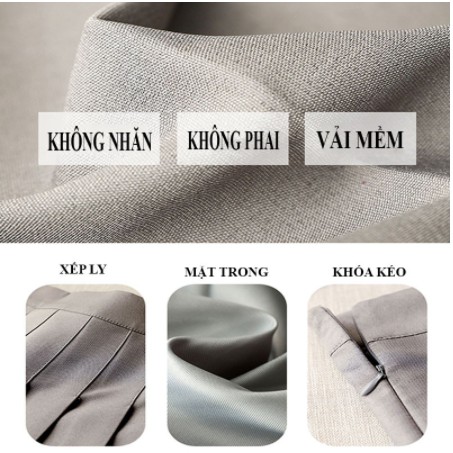 Chân Váy Xếp Li Lưng Cao Thời Trang Hàn Quốc Trẻ Trung, Chân váy xếp ly Ngắn chữ A công sở lưng cao | BigBuy360 - bigbuy360.vn